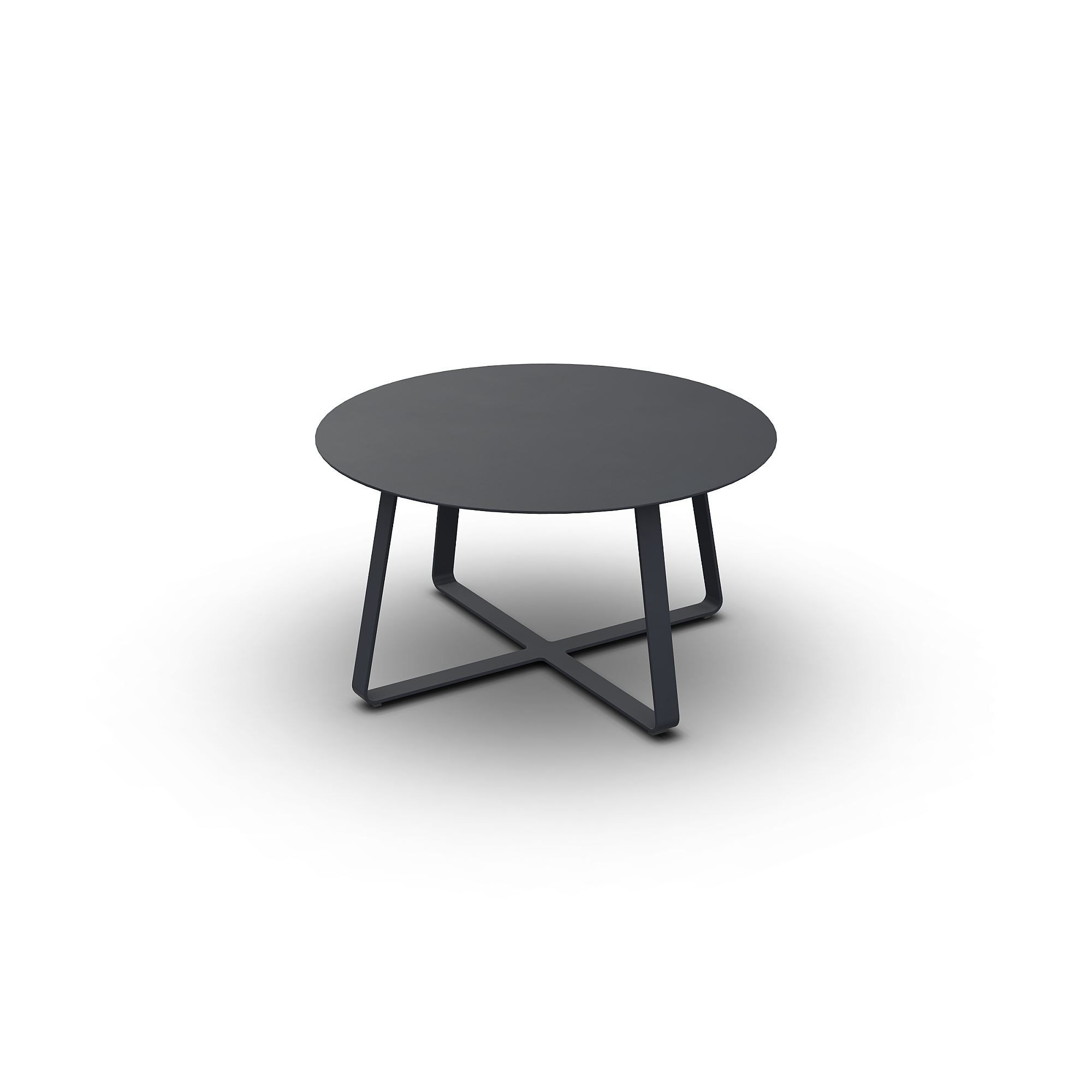 Elko | Koffietafel antraciet mat D90x49