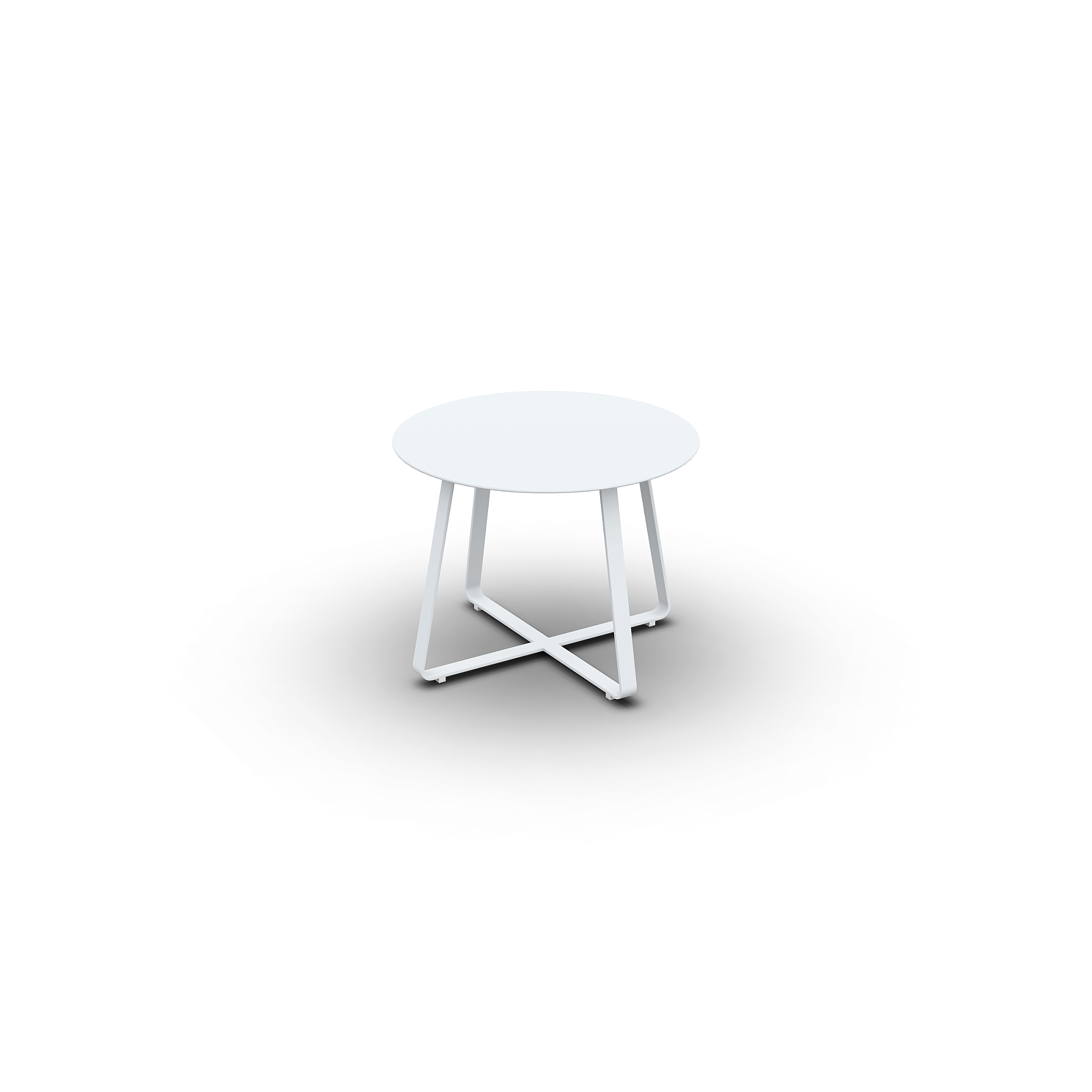 Elko | Koffietafel wit mat D60x47