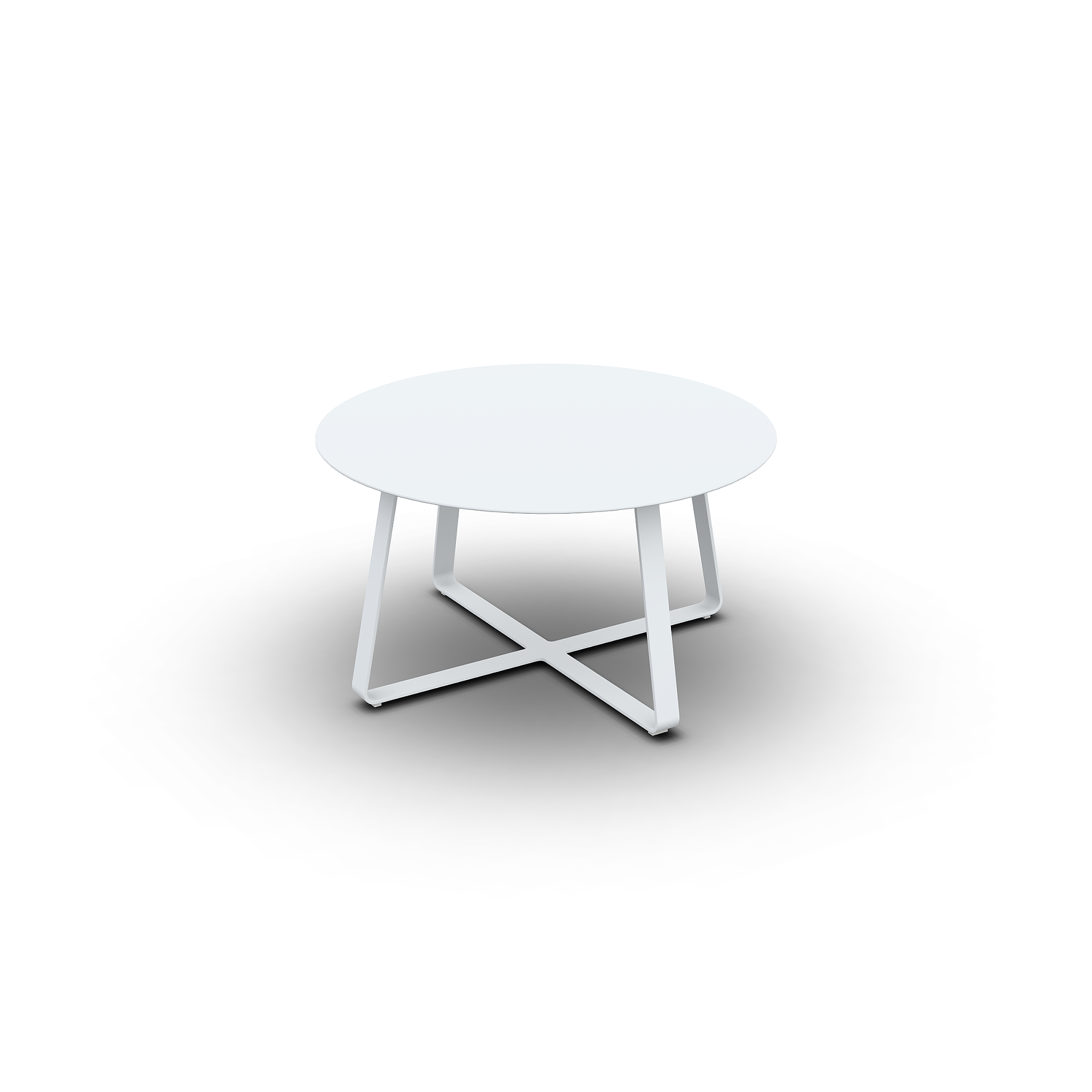 Elko | Koffietafel wit mat D90x49