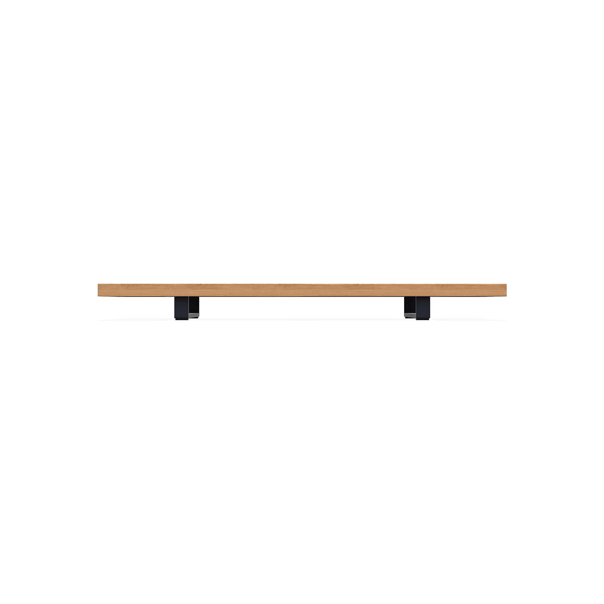 Truro | Loungemodule 2Seat, 2 Bijzettafels aluminium antraciet mat glad naturel teakhout (Excl, Kussens)