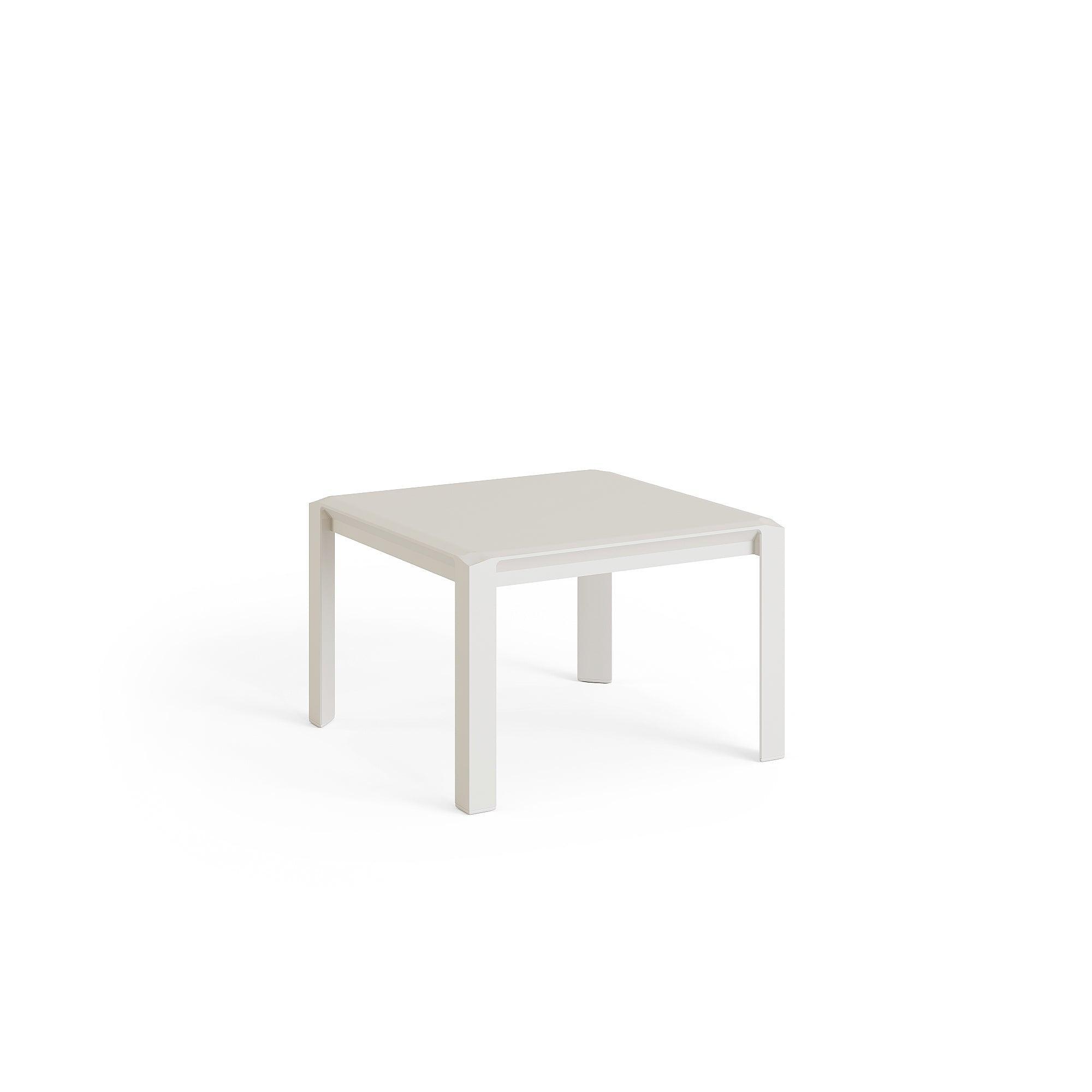 Aspen | Bijzettafel aluminium Dune mat 45x45x30