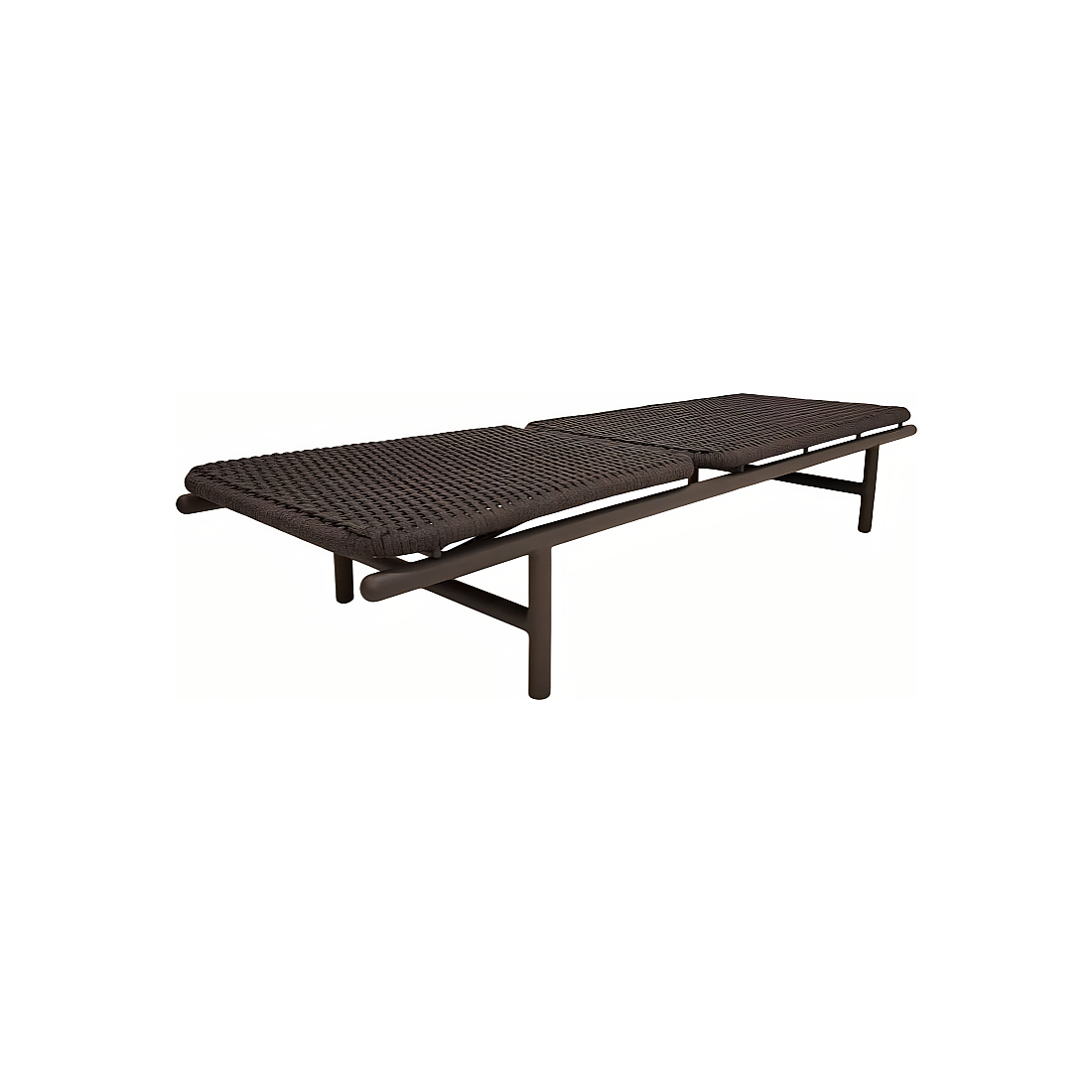 Banoa aluminium | Ligbed, aluminium antraciet mat