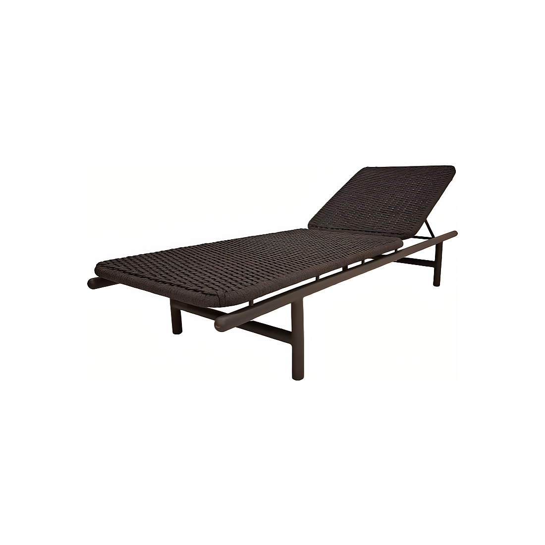 Banoa aluminium | Ligbed, aluminium antraciet mat