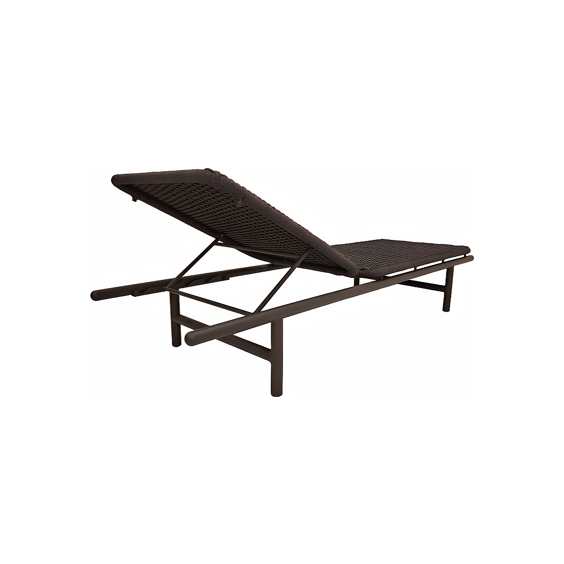 Banoa aluminium | Ligbed, aluminium antraciet mat