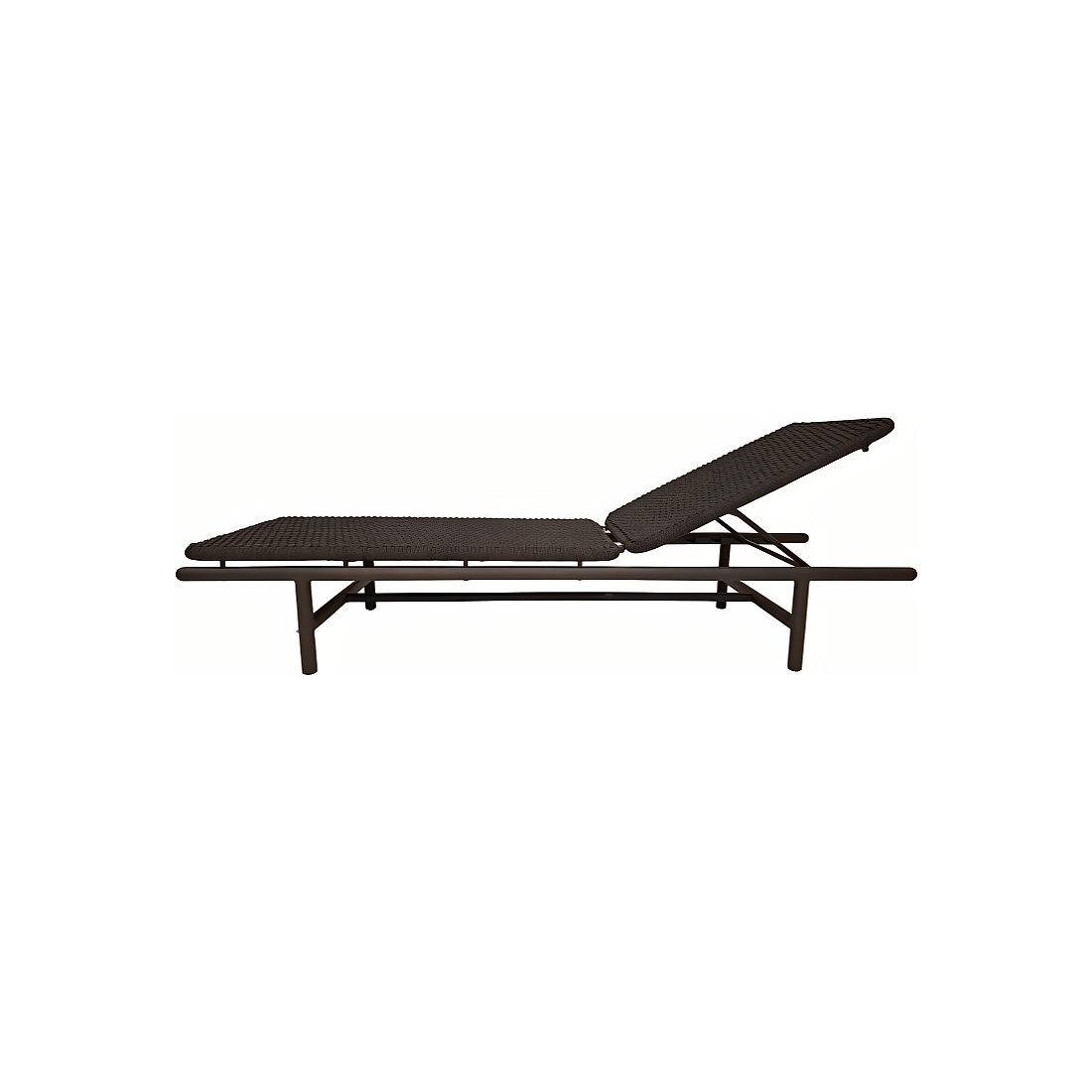 Banoa aluminium | Ligbed, aluminium antraciet mat