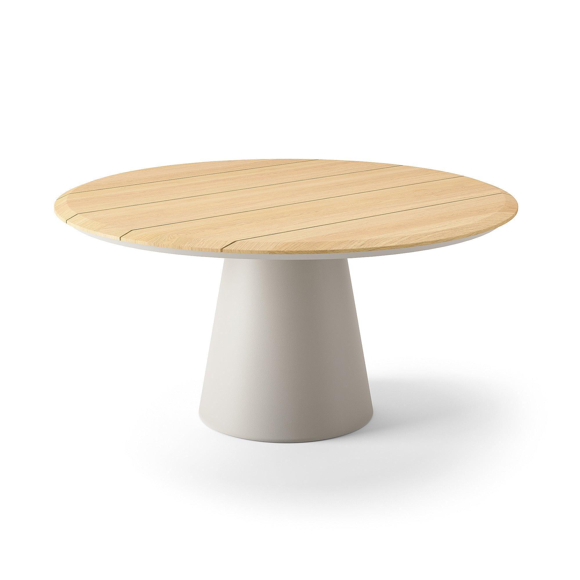Fortuna | Eettafel Dune mat teakhout D150