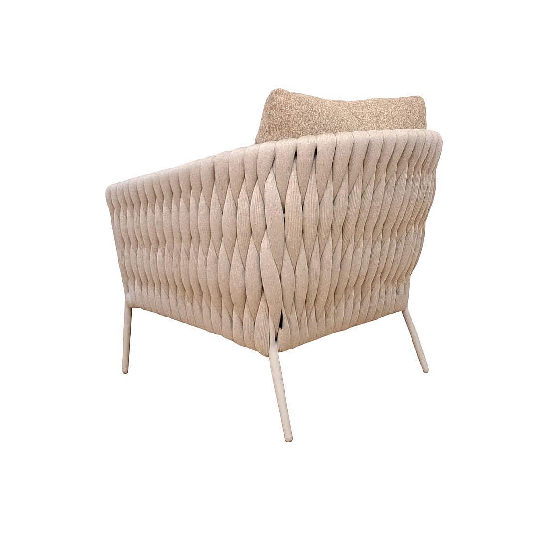 Fortuna Socks | Bank 1 Seat, Dune mat Socks Linnen CrissCross Weaving Kussen Fabric Sunproof Jalousie