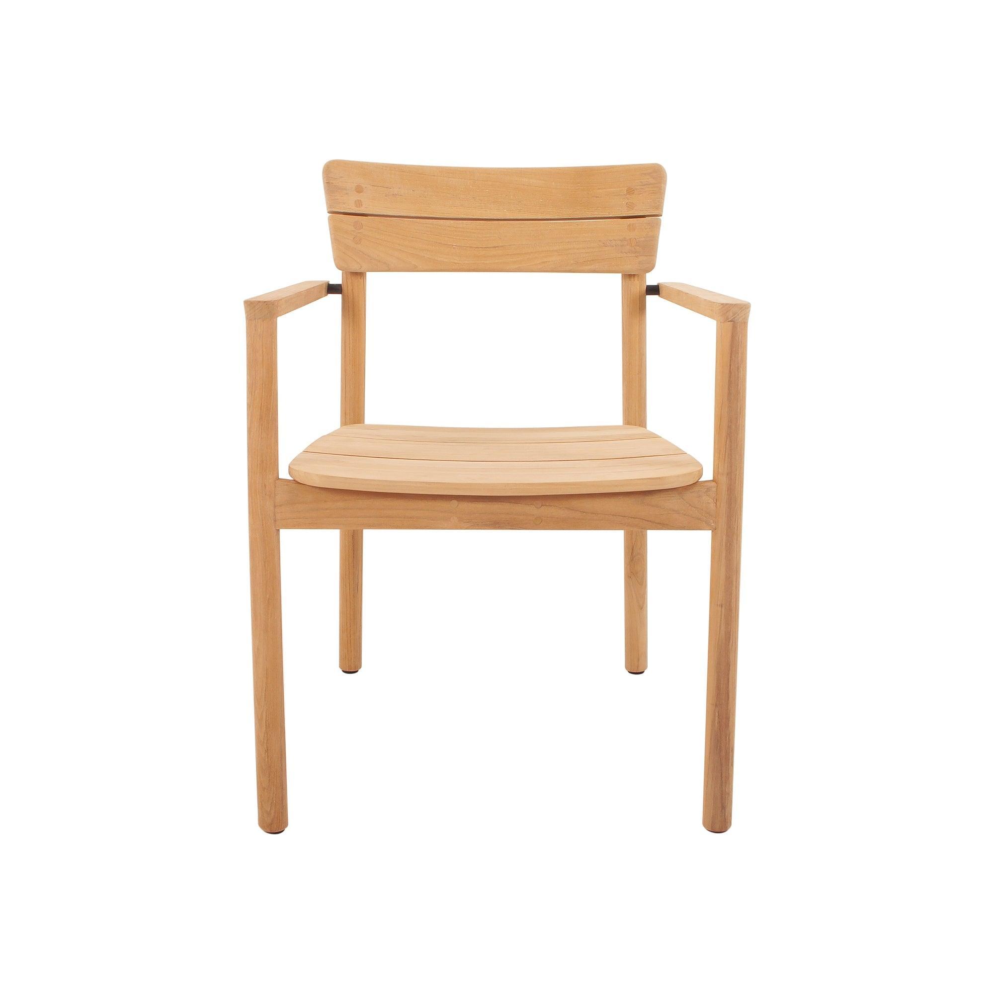 Lynn Teak | Armstoel