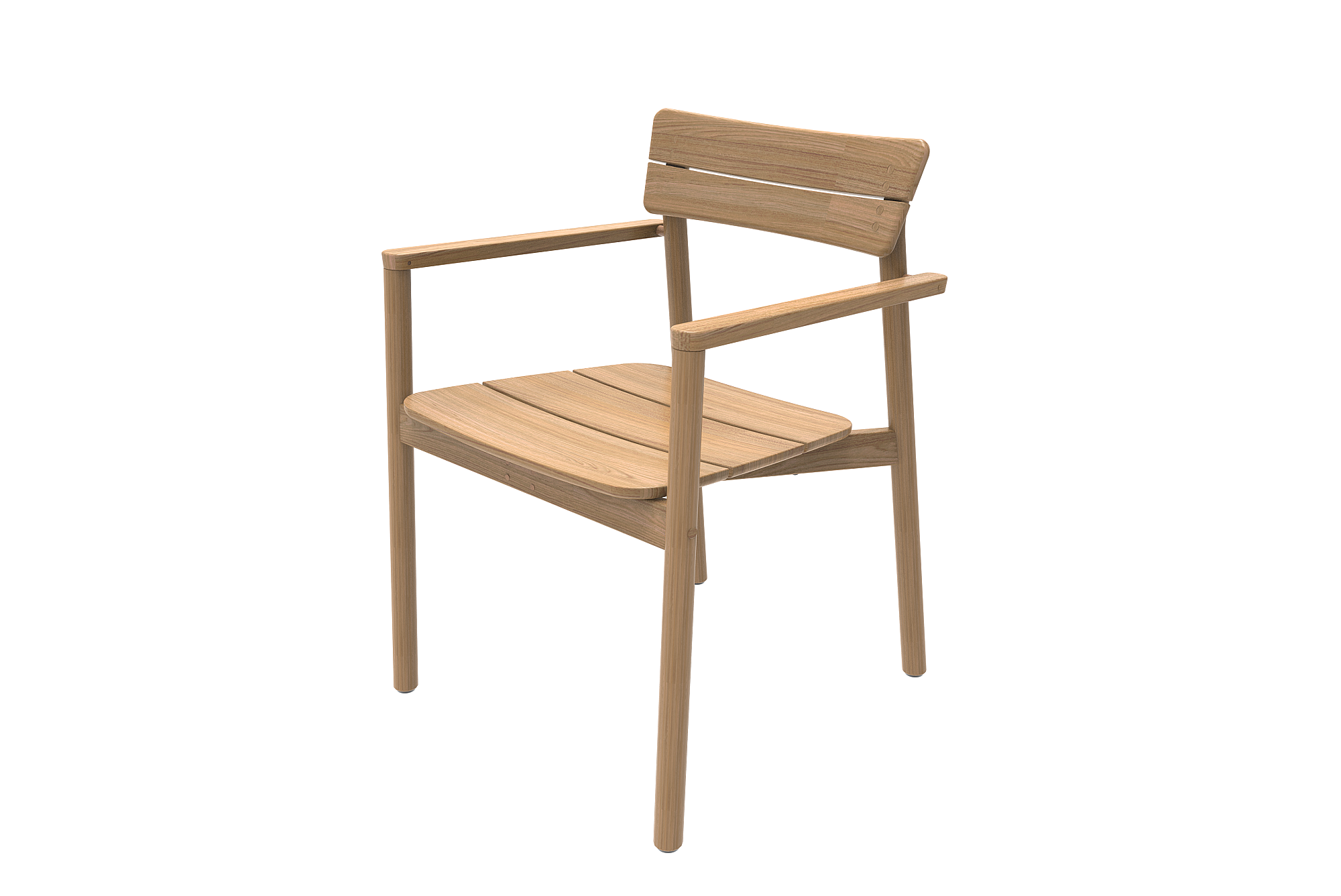 Lynn Teak | Armstoel