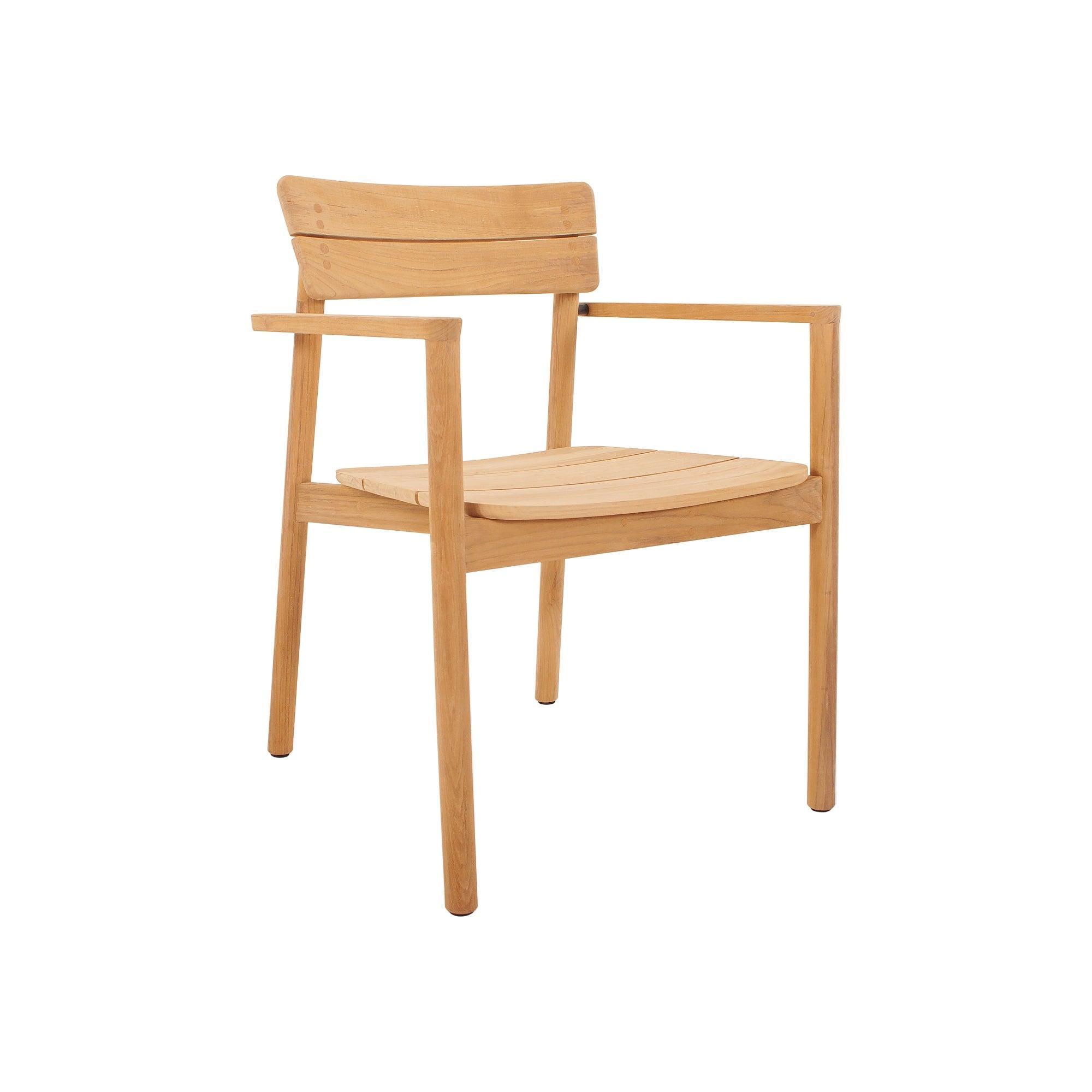 Lynn Teak | Armstoel