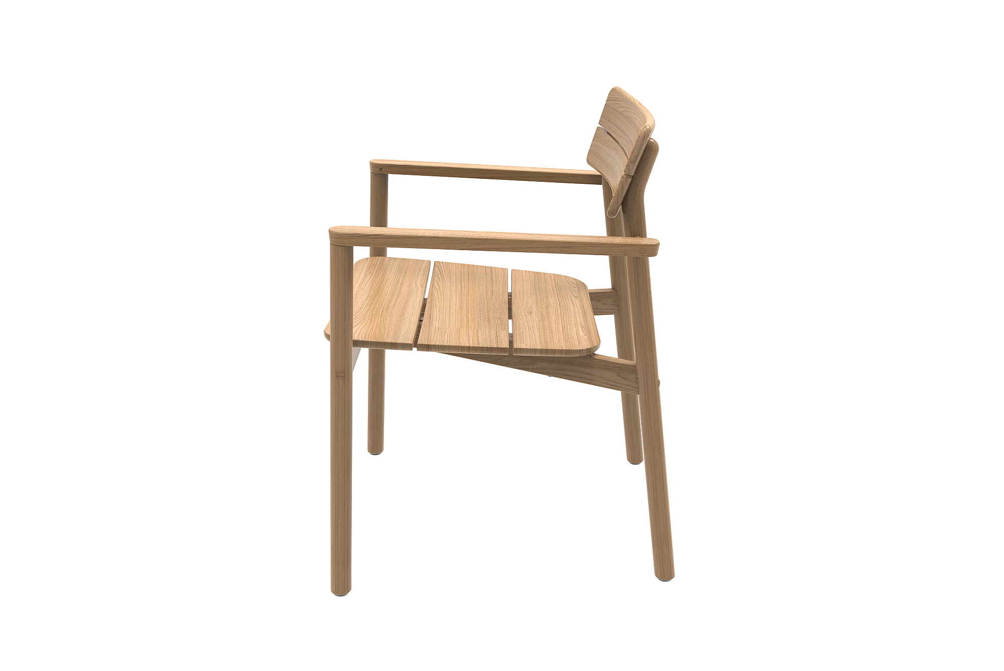 Lynn Teak | Armstoel