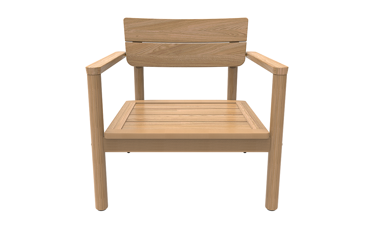 Lynn Teak | Bank 1 Seat