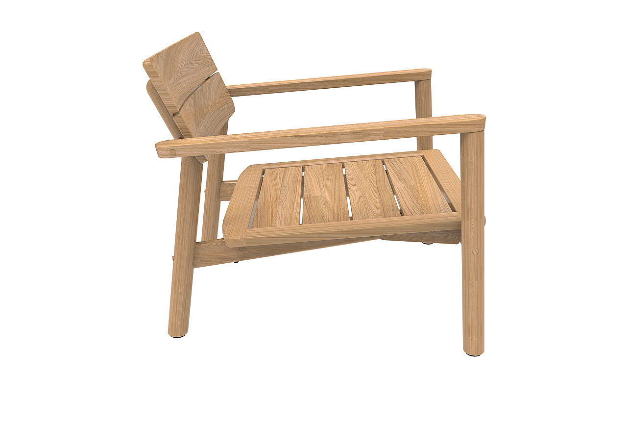 Lynn Teak | Bank 1 Seat