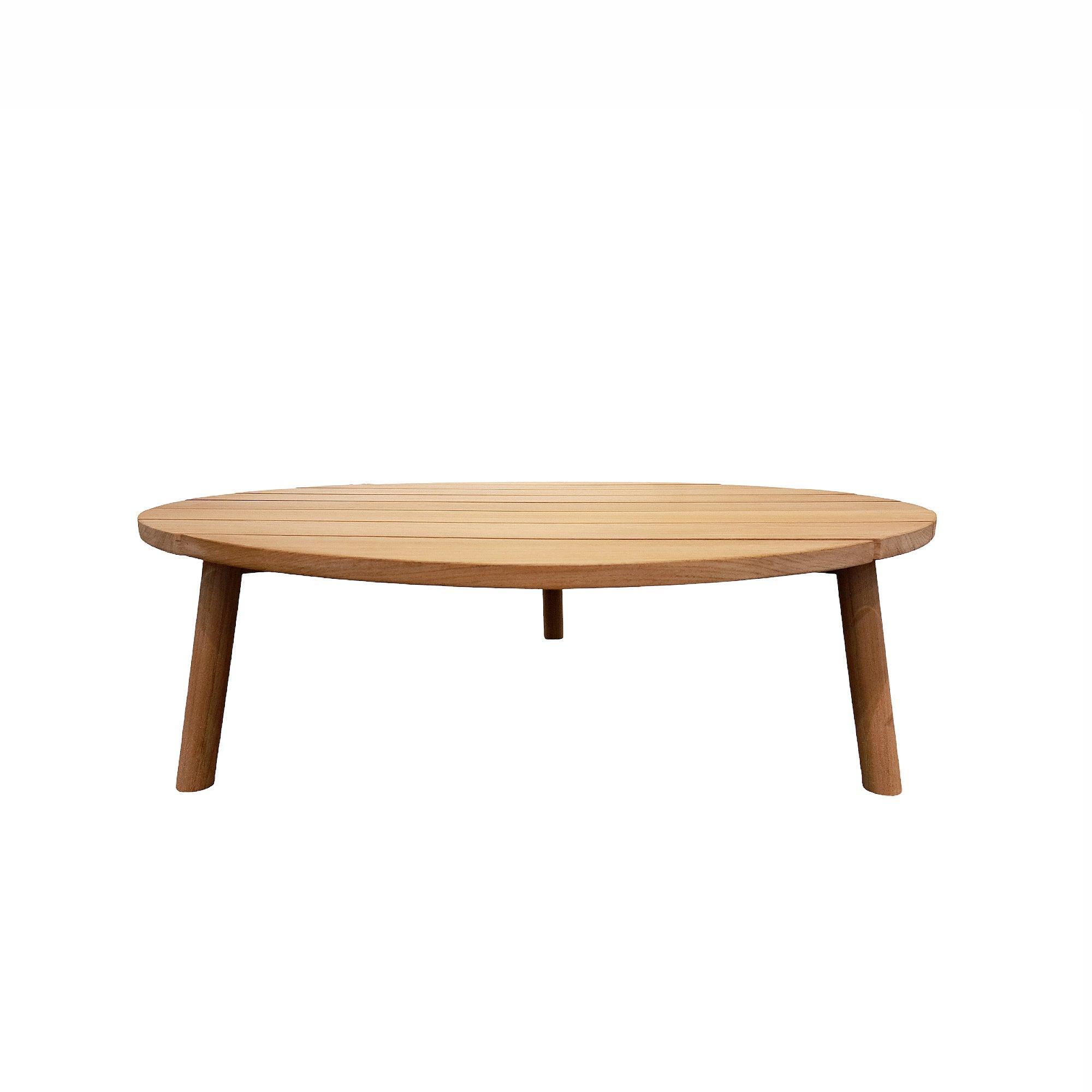 Ronda | Koffietafel, glad naturel teakhout D90z29,2