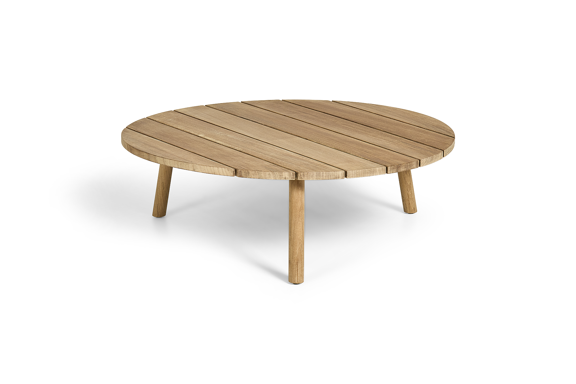 Ronda | Koffietafel, glad naturel teakhout D90z29,2