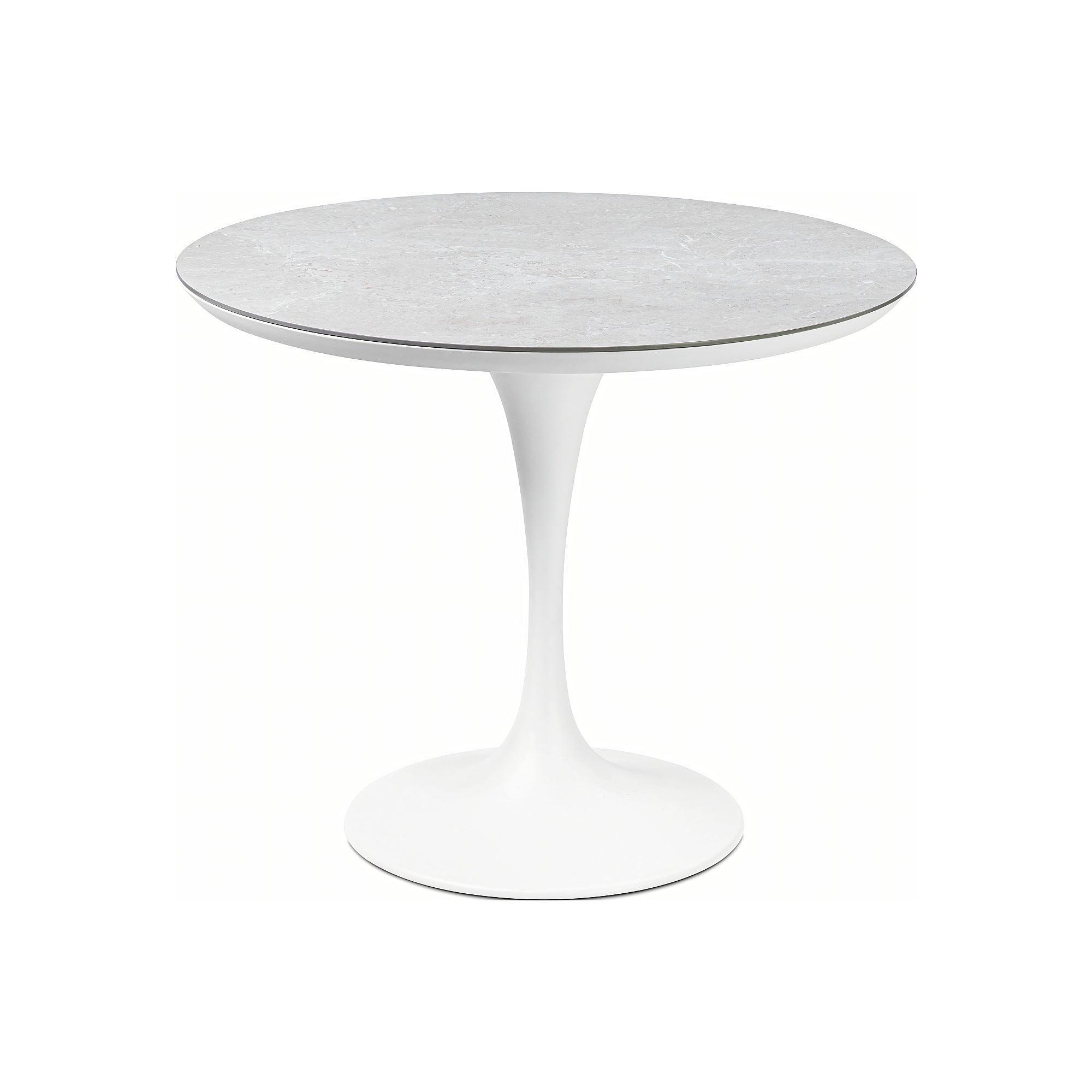 Siena | Eettafel aluminium Dune mat keramiek Palladium grijs 6mm D90