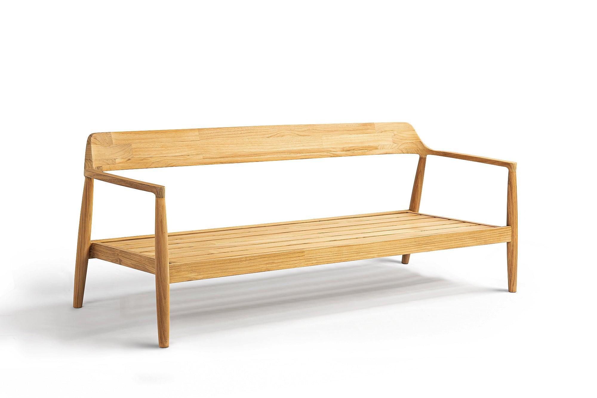 Tofino teak | Bank 3Seat teakhout
