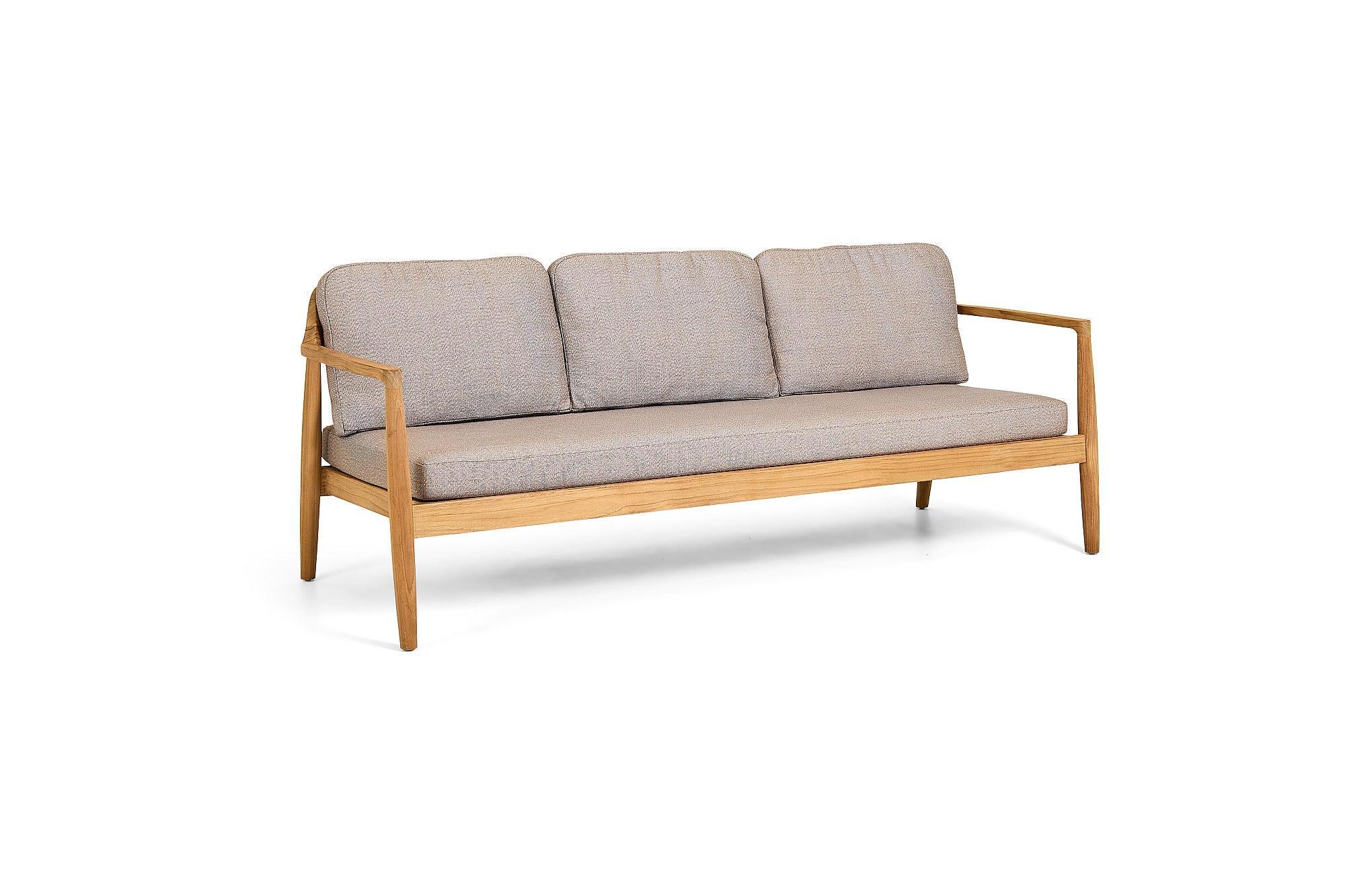 Tofino Teak | Kussen 3Seat Mono Fabric Sunbrella Savane Coconut