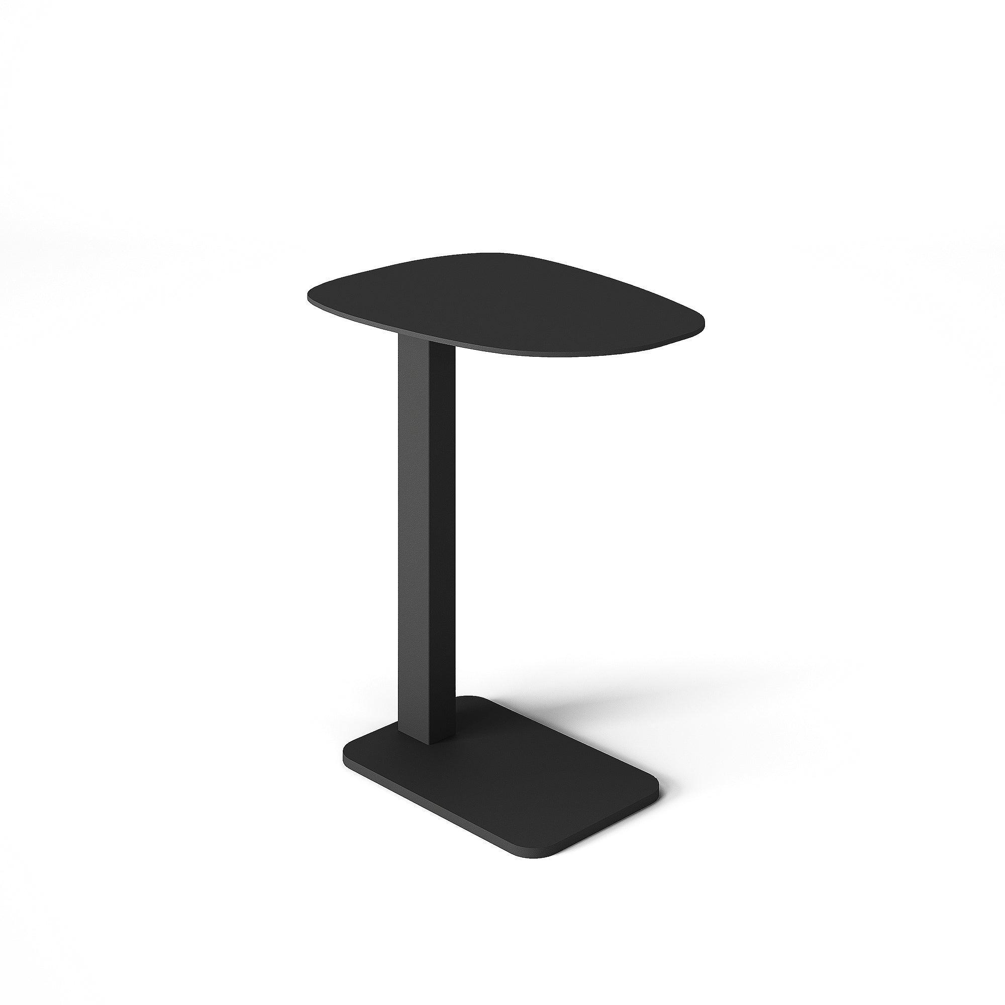 Tucino | Bijzettafel aluminium antraciet mat 40x30x50
