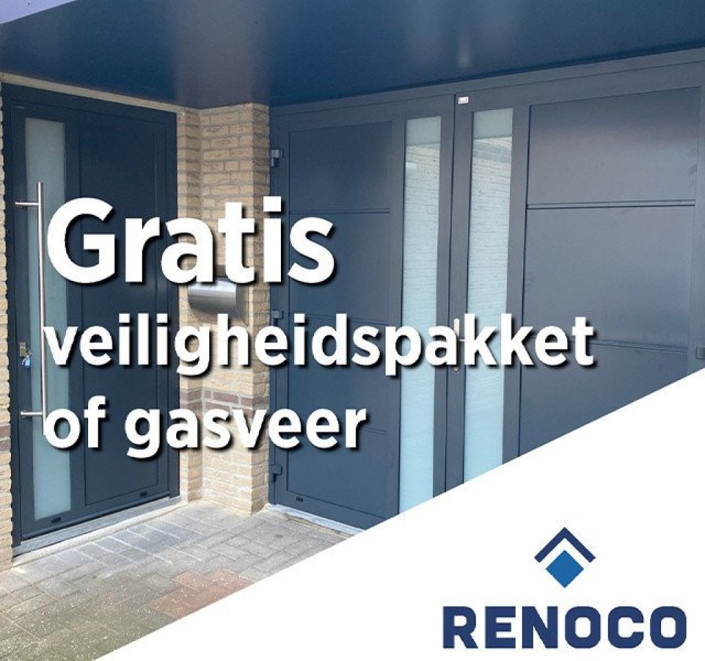 Ontdek gratis veiligheidspakket voor openslaande deuren!. Openslaande deuren van hoge kwaliteit met modern ontwerp in donkere kleur.