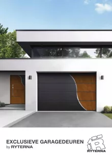 Voorkant van de brochure Exclusieve garagedeuren