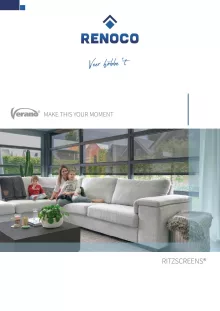 Front cover of the brochure Zip screens
