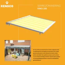 Voorkant van de brochure Serrezonwering