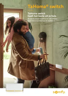 Voorkant van de brochure Somfy TaHoma Switch