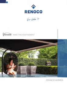 Front cover of the brochure Awnings