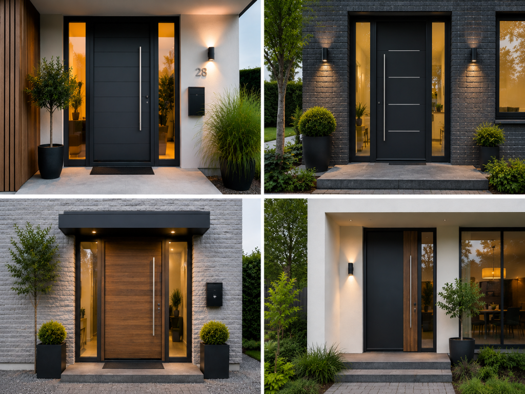 Luxe voordeuren van Renoco met moderne uitstraling, glaspartijen en stijlvolle entree.