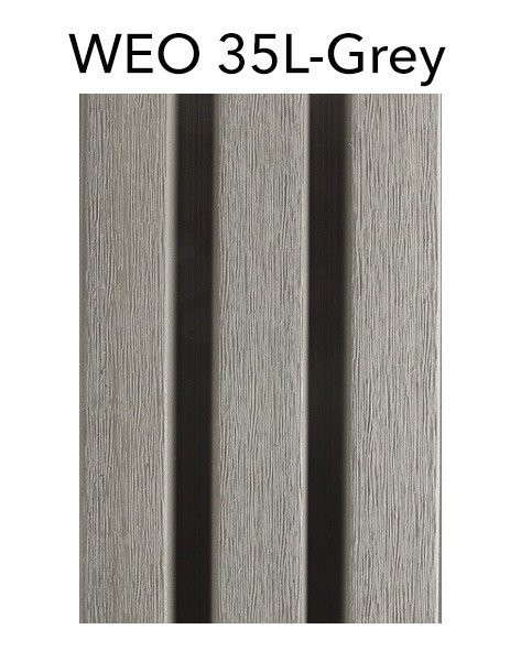 WEO 35 Grey kleur grijs composiet gevelbekleding WEO 35 Grey kleur grijs composiet gevelbekleding