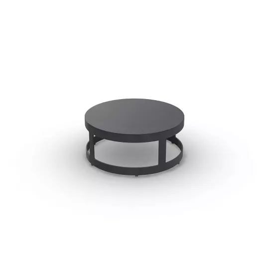 Burford | Koffietafel, antraciet mat, D62x26,5